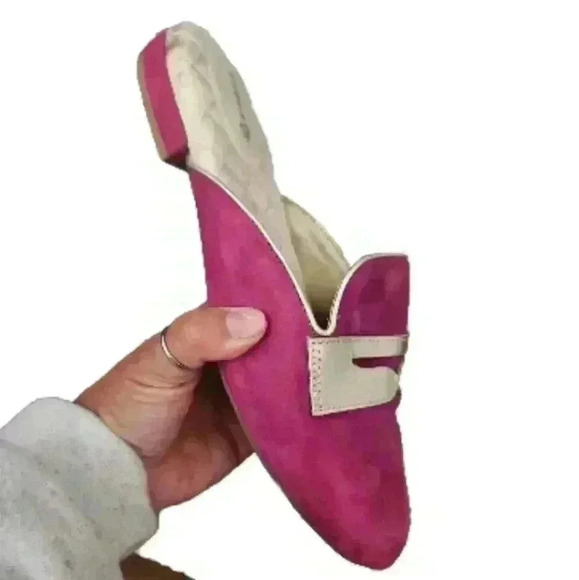 Birdies Womens The Phoebe Suede Loafer In Berry 7.5 - Picture 7 of 15